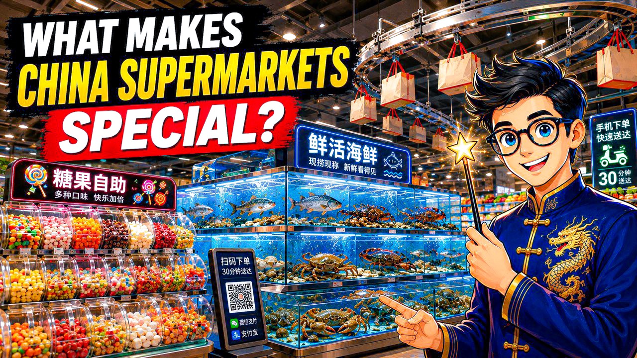 🇨🇳 What is SPECIAL with SUPERMARKETS in CHINA