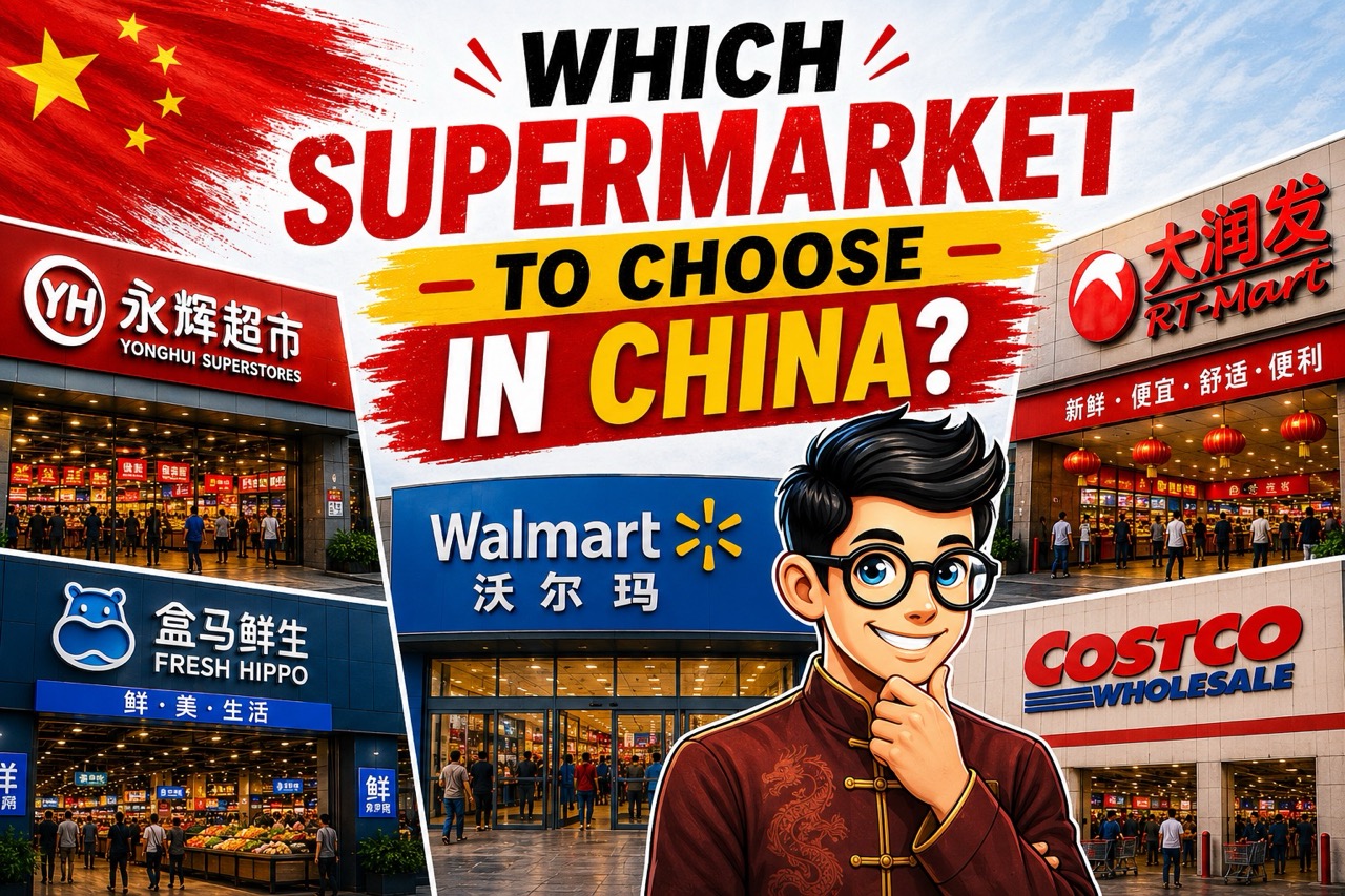 Which Supermarket to Choose in China? Large